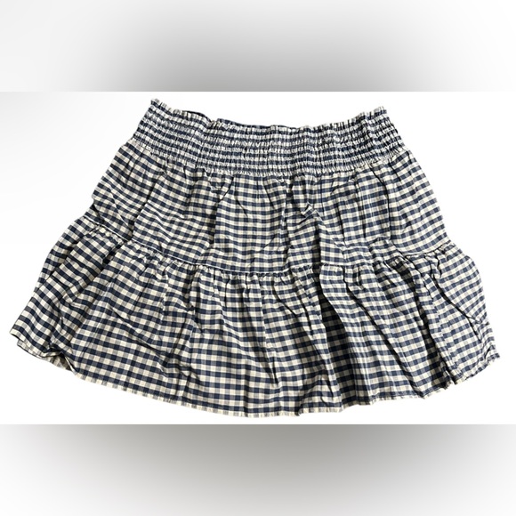NWT Universal Thread Blue & White Checkered Skirt - Picture 2 of 11